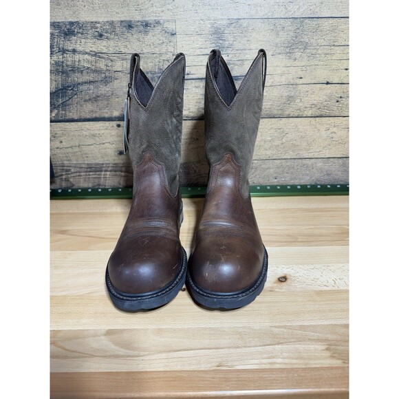 New Ariat Work Boots Men's Groundbreaker Steel Toe Work Boot 10014241 Size 13 D - Picture 9 of 12